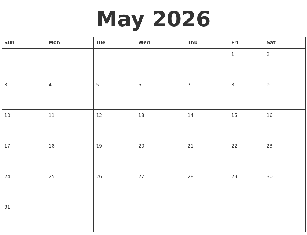 November 2026 Calendar Printable
