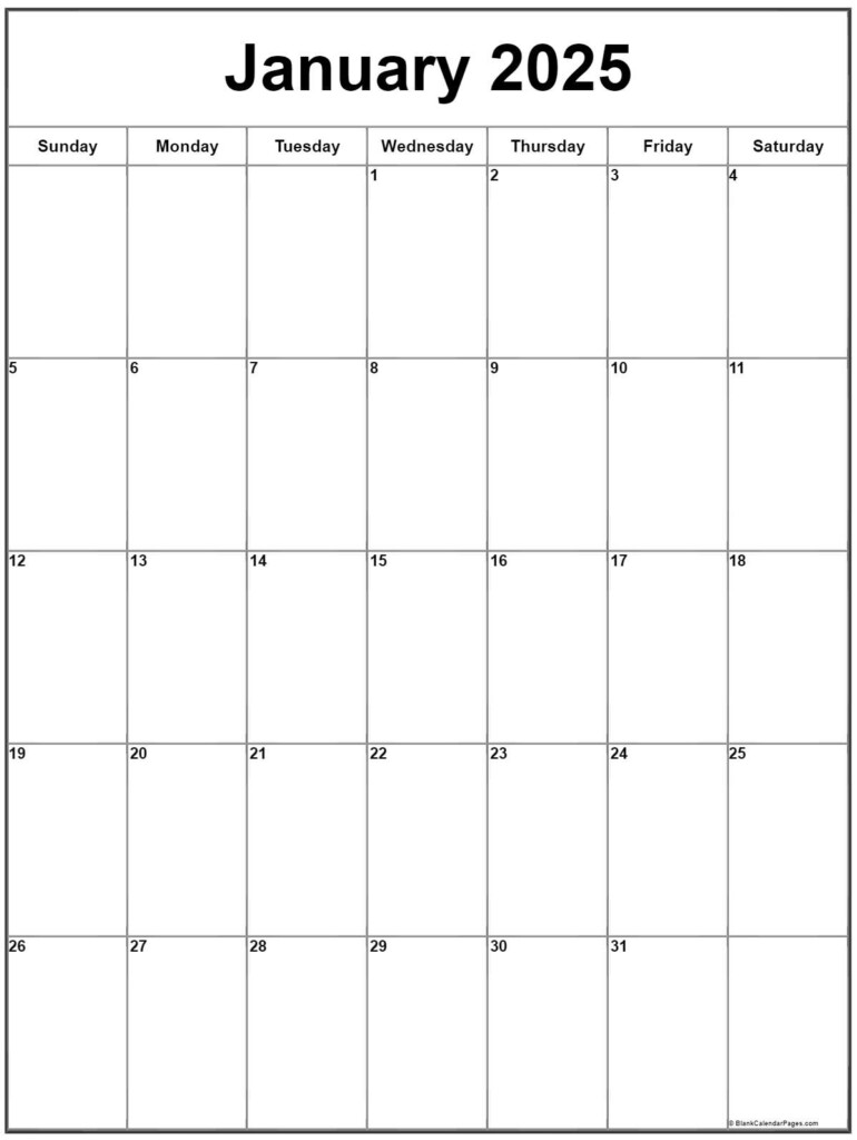 Printable 2025 Portrait Calendar Robert S Rademacher