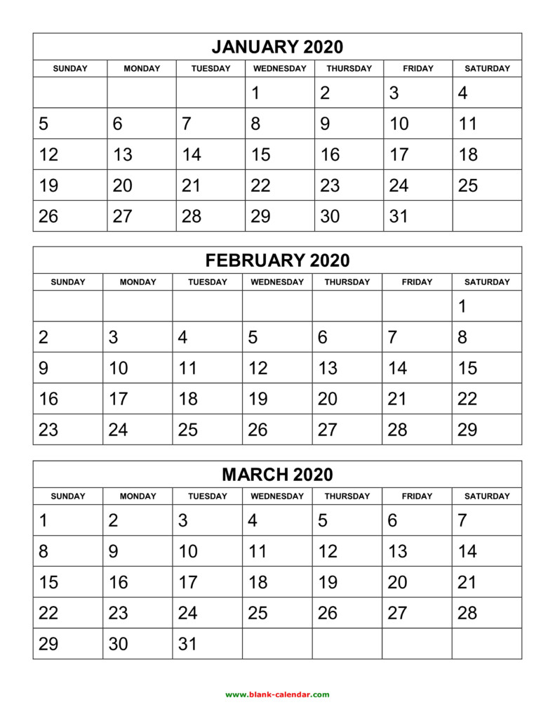 Printable 4 Month Calendar Calendar Templates
