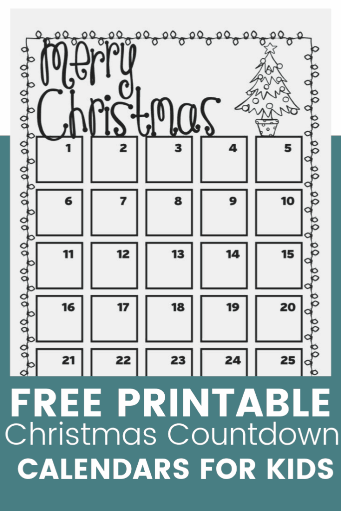 Printable Christmas Countdown Calendar 2025 Lara Trinty