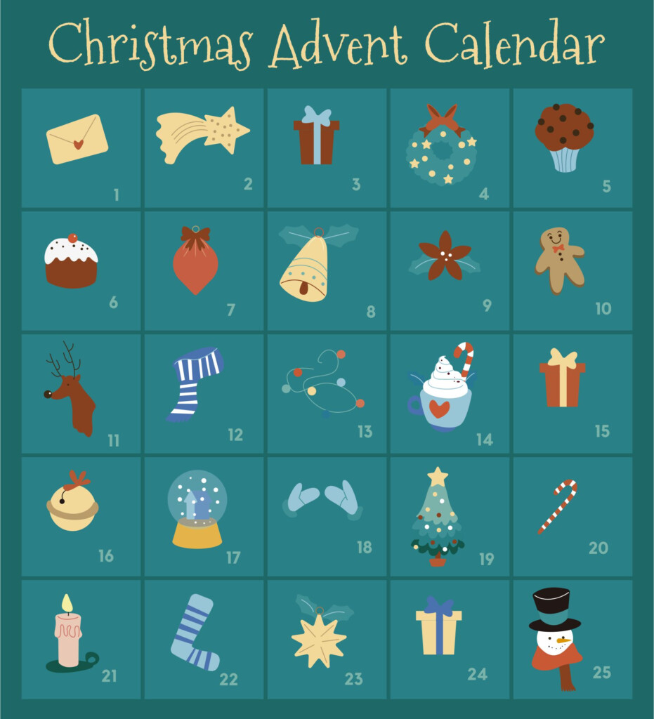 Printable Numbers For Advent Calendar