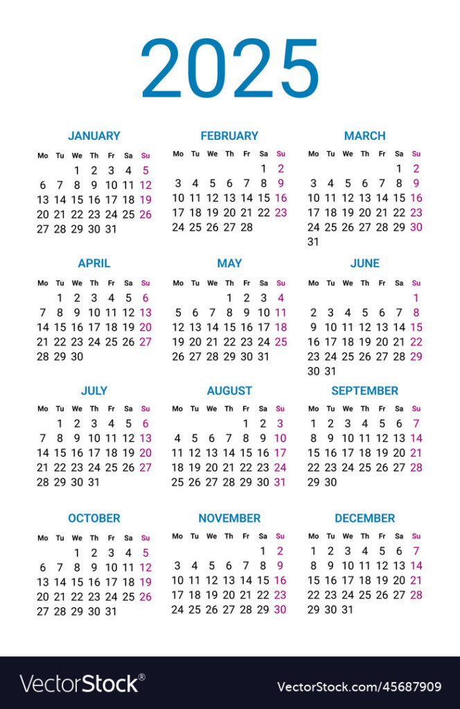 Printable Work Week Calendar 2025 Sara Freud