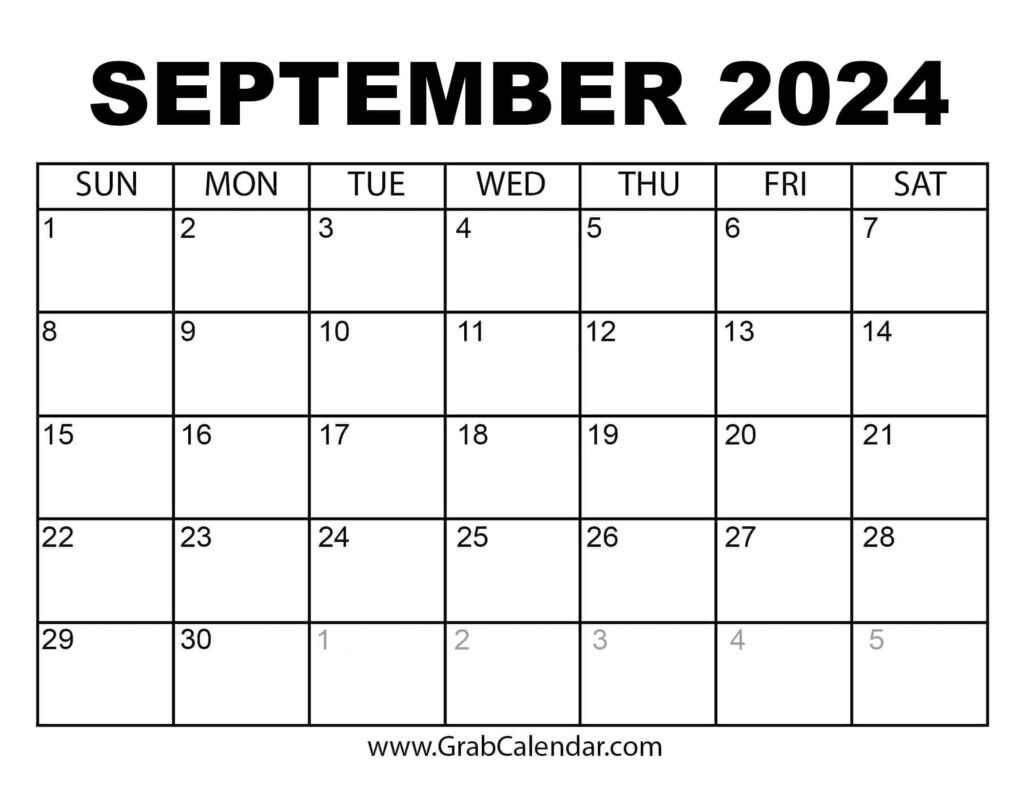 Sept Calendar 2024 Printable Noemi Angeline