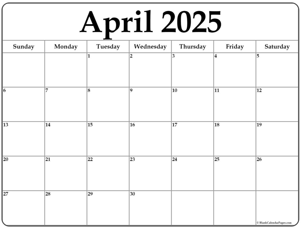 Wiki Calendar April 2025 Printable Mary J Truitt